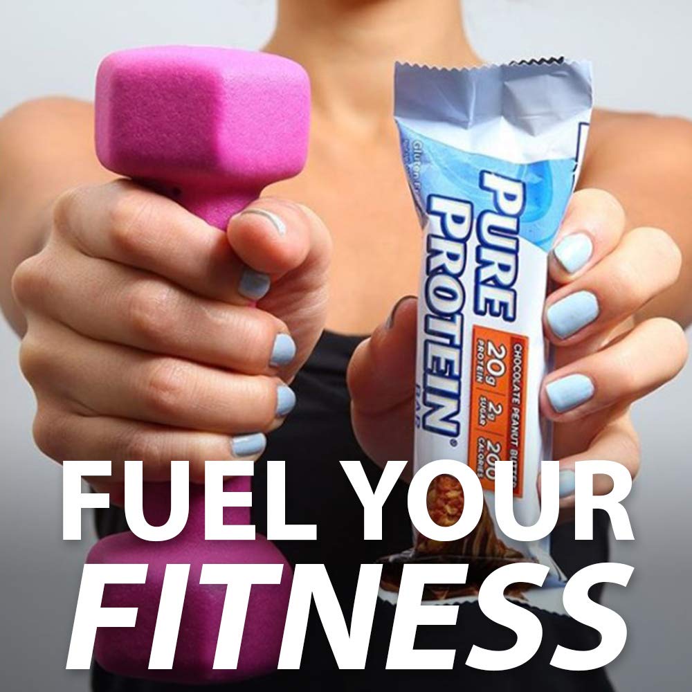 Pure Protein Variety Pack Protein Bars, 20g-21g Protein, Gluten Free, 18 Ct