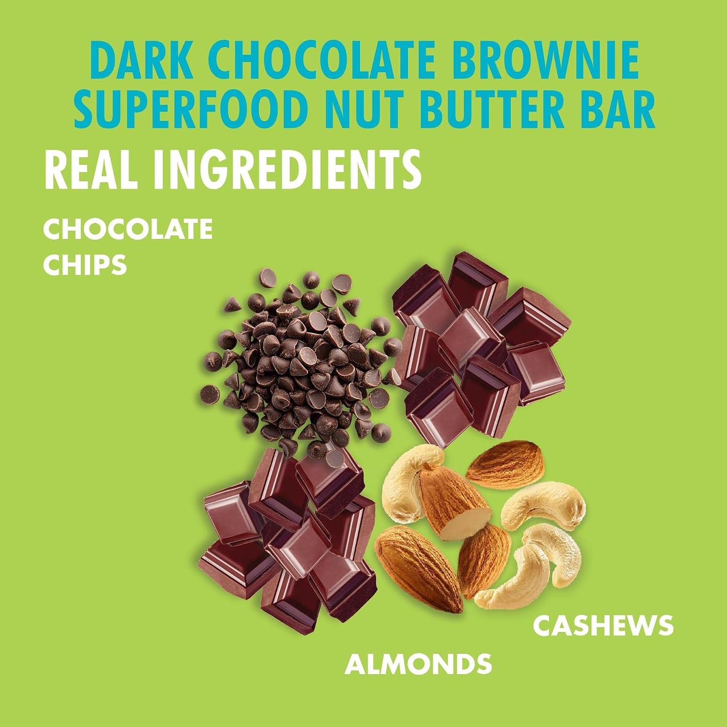 B.T.R Nation - Superfood Protein Bar Dark Chocolate - Vegan - 12 Bars