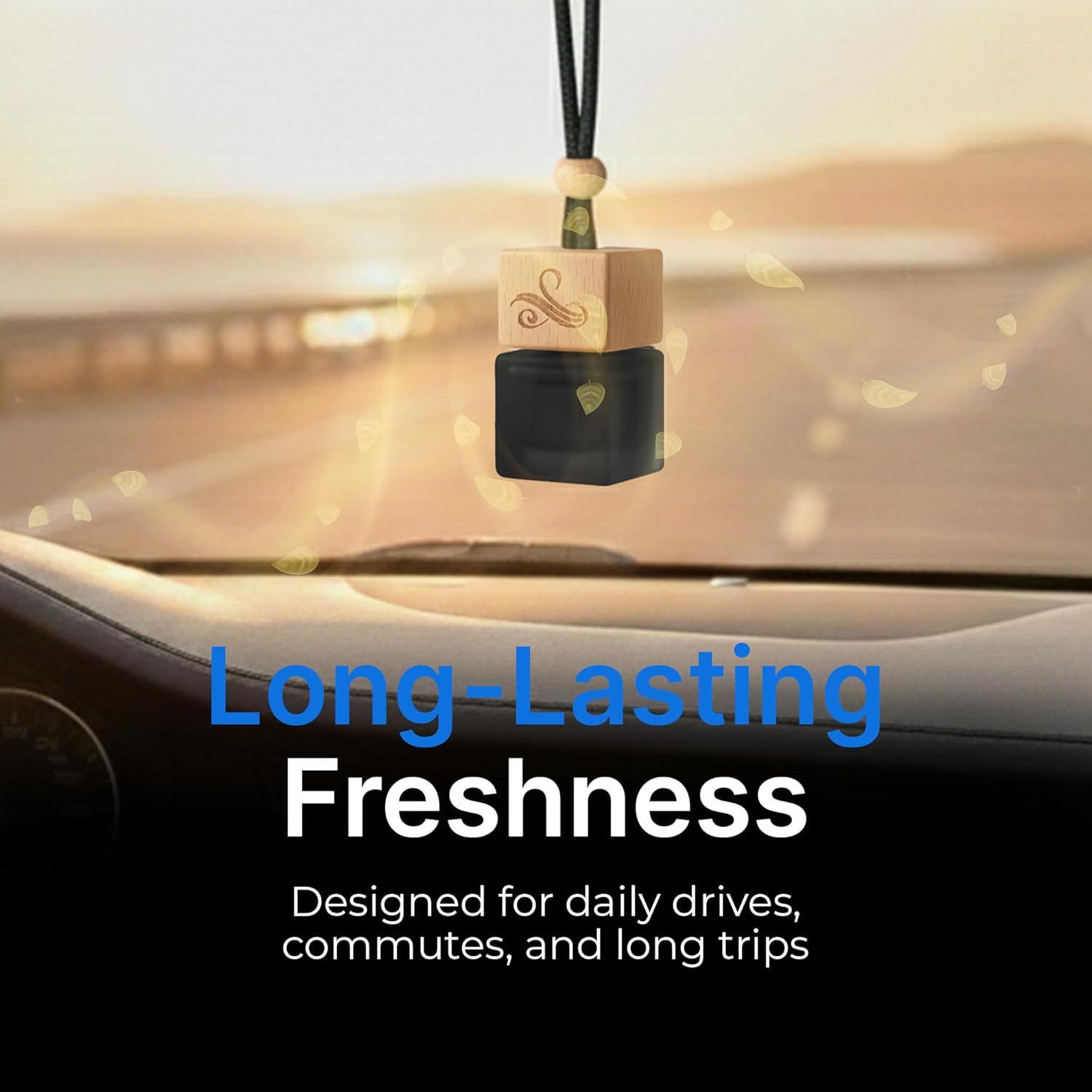 Perfa Men Duo Car Air Freshener Bundle - 2 Items - Greed & Solvère Fragrances, Long-Lasting Car Essentials, Luxury Style Car Diffuser, Car Scents Air Freshener, Trucks & SUVs - Gift Set