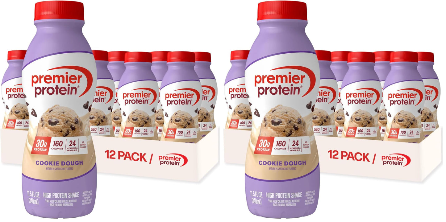 Premier Protein 30g High Protein Shake, Chocolate, 12 Pack