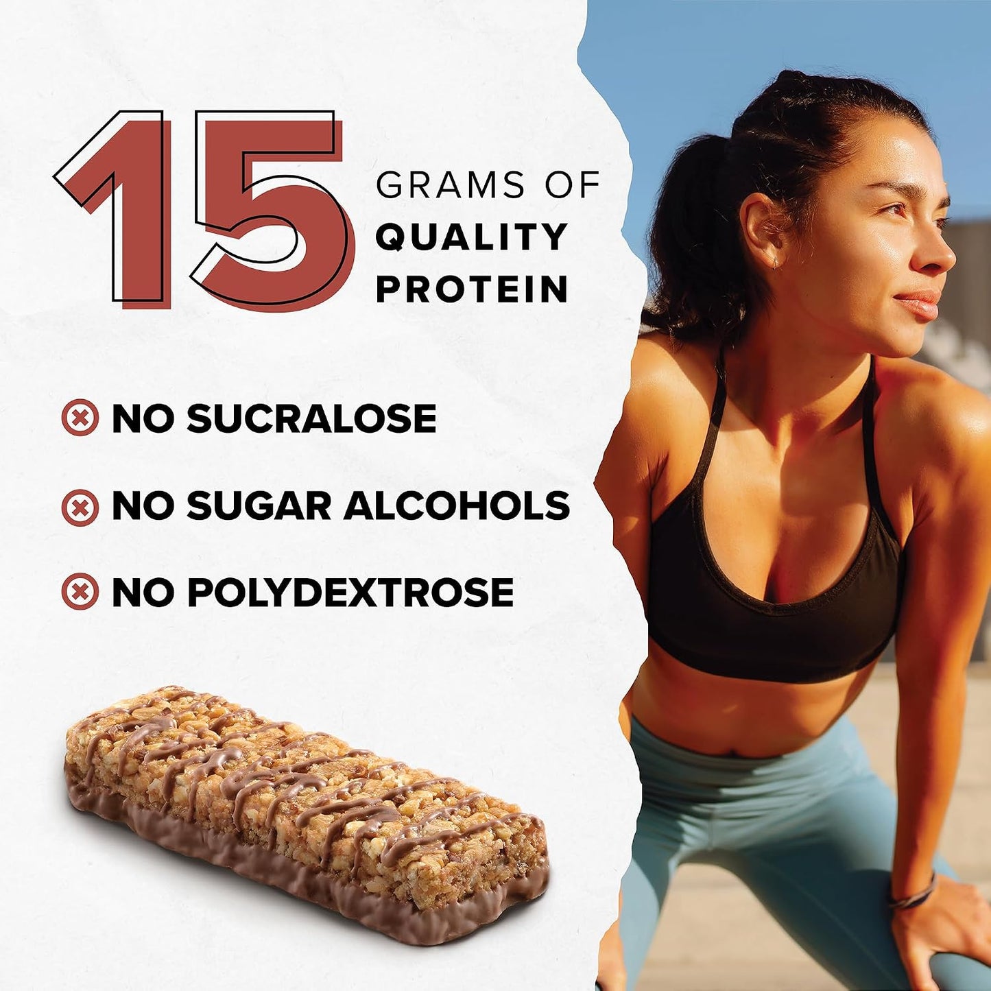 Ready Protein Bars Bundle, Chocolate Chip & Choc Peanut Butter, 24 Ct