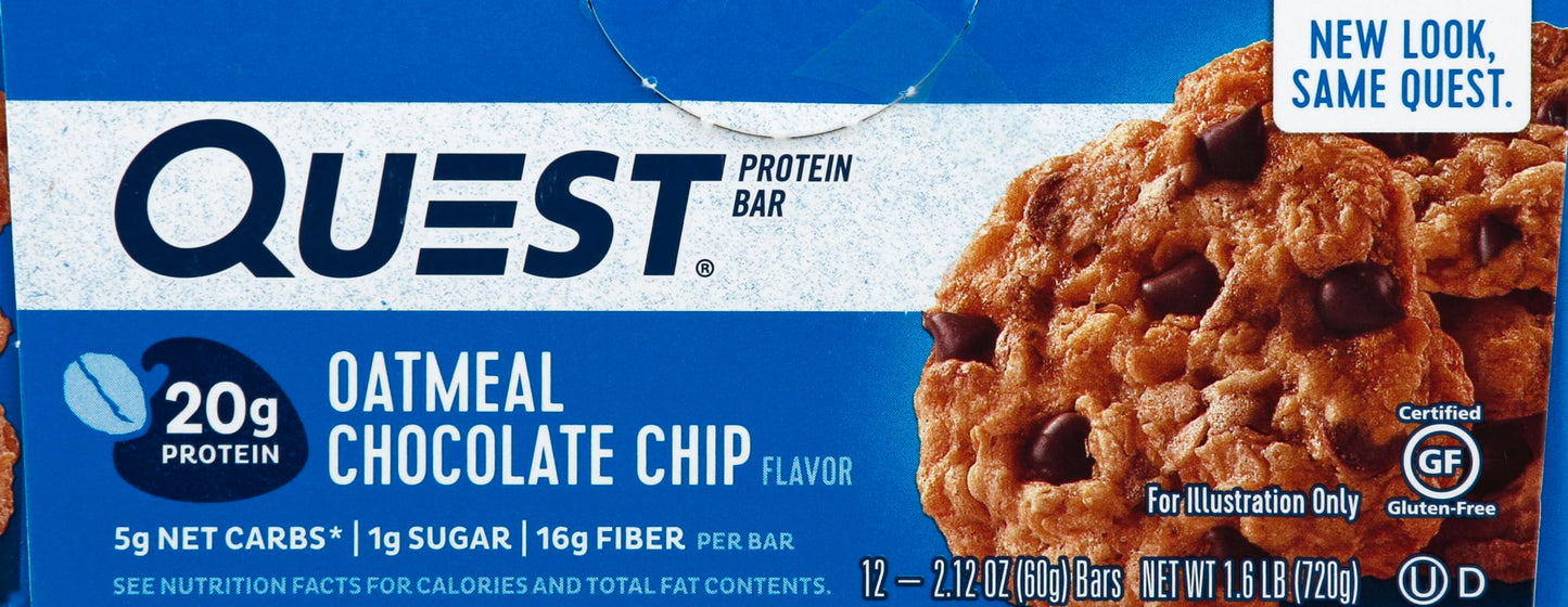 Quest Nutrition Chocolate Brownie Protein Bar, 20g Protein, 12 Count