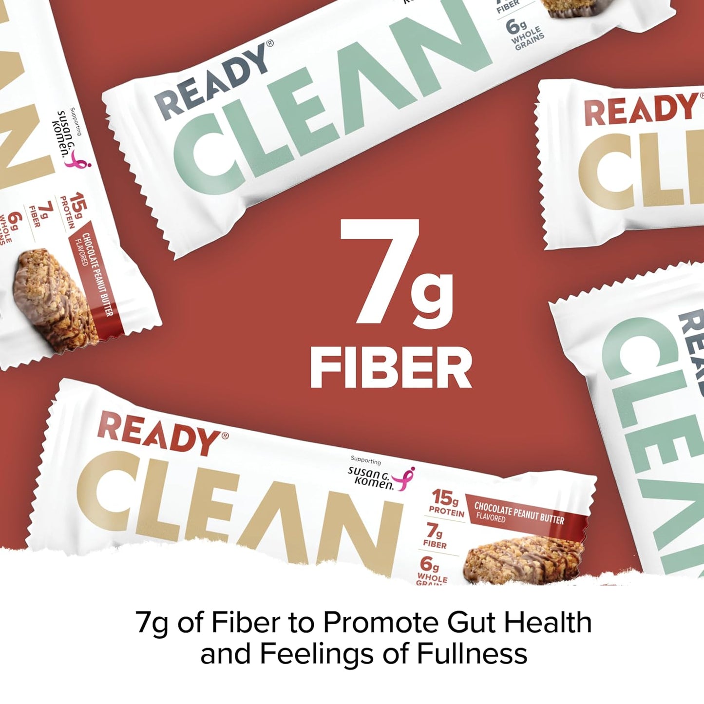 Ready Protein Bars Twin Pack, Dark Choc Sea Salt & Choc PB, 48 Ct