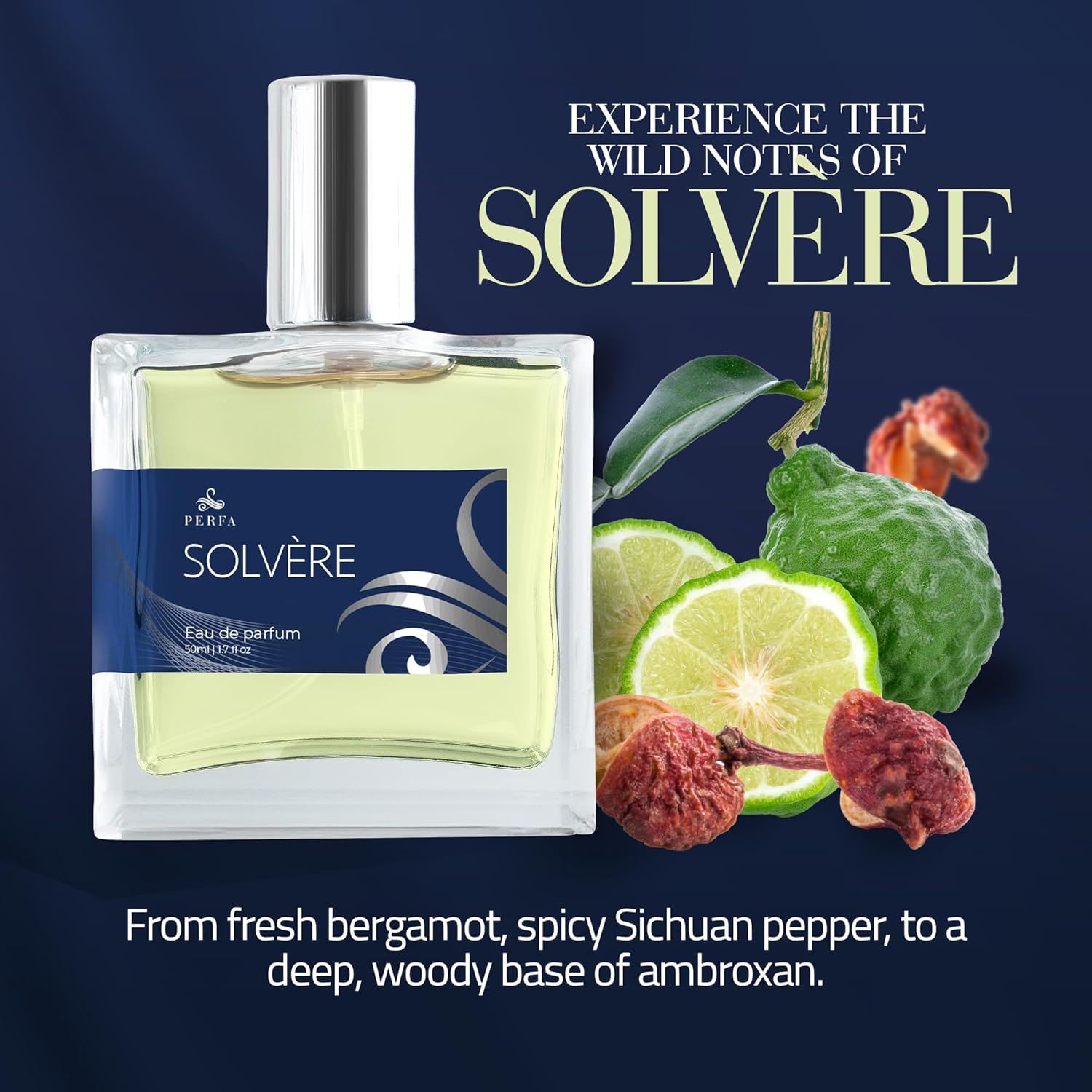 Inspired by D. S.uvage Perfume for Men | Long Lasting Fragrances | Spicy Peppers, Cedar Wood & Vanilla Amber Scent Blend | Citrusy, Bold, Masculine Scent | Mens Fresh Casual All Day EDP | 50ML Spray