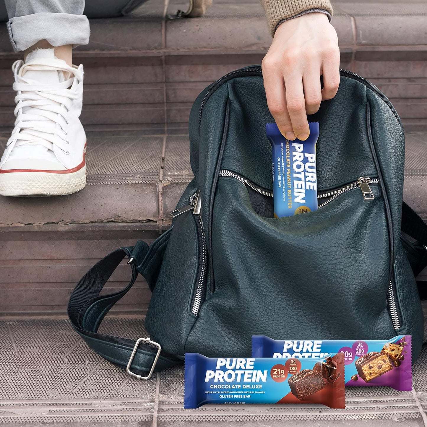 Pure Protein Variety Pack Protein Bars, 20g-21g Protein, Gluten Free, 18 Ct